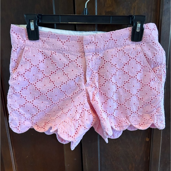 Lilly Pulitzer Pants - Lilly Pulitzer pink eyelet shorts